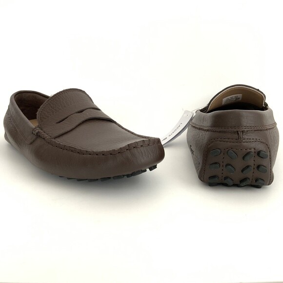 Lacoste Concours Leather Driving Loafers Brown Men 10.5 main image 7